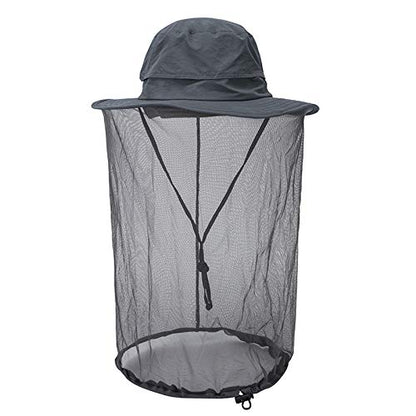 FALETO Men's t Safari Mesh Hats Outdoors Fishing Hat Sun Proction Cap