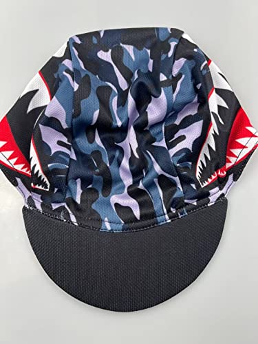 Funny Cycling Cap - Polyester Skull Cycling Hat-Under Helmet -Cartoon Cycling Helmet Liner Breathable&Sweat Uptake - color: D4