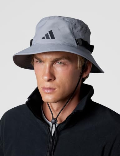adidas Men's Victory Bucket Hat Boonie - color: Grey/Black/5, size: Small-Medium