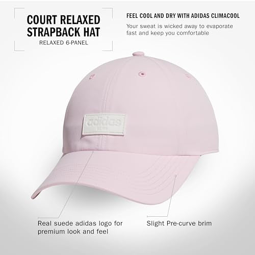 adidas Womens Saturday Cap Casual - Black - color: Clear Pink/White/Grey One/Court Relaxed