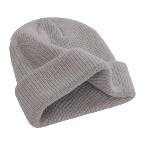 Trawler Beanie Winter Hats Fisherman Beanie for Men Women Knit Cuff Unisex Roll Up Edge Skull Cap JILANI X Edition - color: Voilet