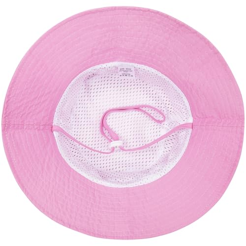 55cube Baby & Toddler Sun Hat UPF 50+ Bucket Hat with Chin Strap - color: 1pack Dusty Mauve, size: 6-24 Months