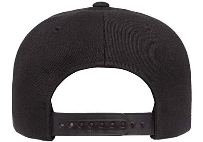Mrlahat 6089 Yupoong Yp by Flexfit 6-Panel Structured Flat Visor Classic Snapback Cap with Black Bandana - color: Black / Camo