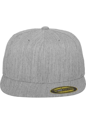 Flexfit Men's Premium 210 Fitted Cap - color: Heather Grey, size: Large-X-Large