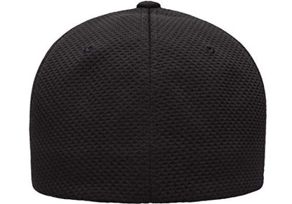 Flexfit Men's Cool & Dry 3D Hexagon Jersey - color: Black, size: Large-X-Large