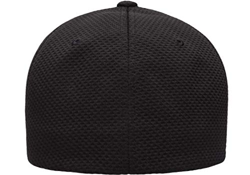 Flexfit Men's Cool & Dry 3D Hexagon Jersey - color: Black, size: Large-X-Large