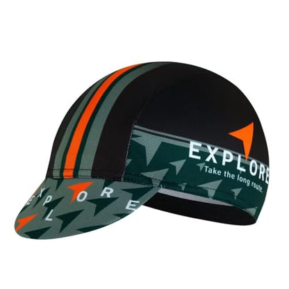 Cycling Cap for Man and Woman Cycling Hat Under Helmet-Polyester Breathable Sweat Absorbent - color: Bplan-22