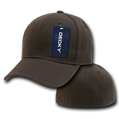 DECKY Fitted Cap - color: Brown, size: 6 3/4
