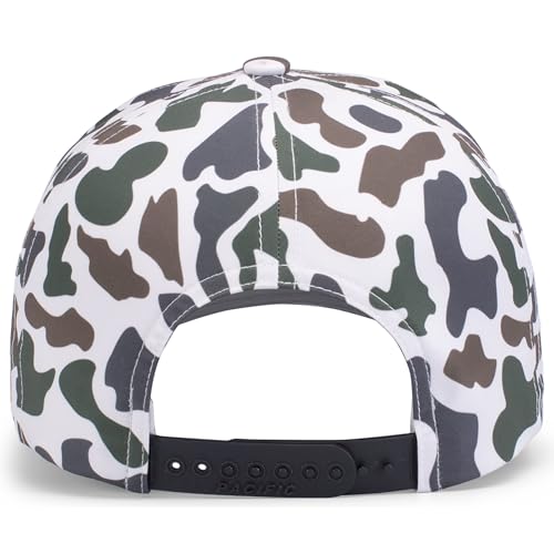 Pacific Headwear Duck Camo 5-Panel Trucker Cap - color: Timberline