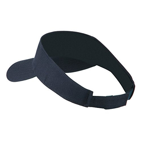 Youth Cotton Sun Visor - color: Navy