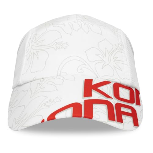Headsweats Performance Ice Hat - color: White/Red Kona