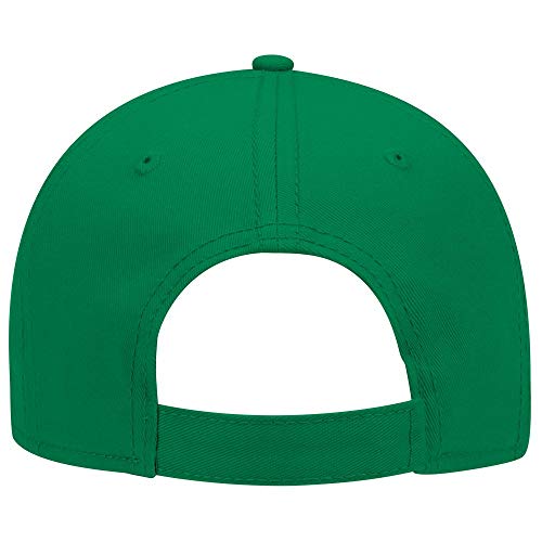 OTTO 6 Panel Low Profile Superior Cotton Twill Cap - color: Kelly