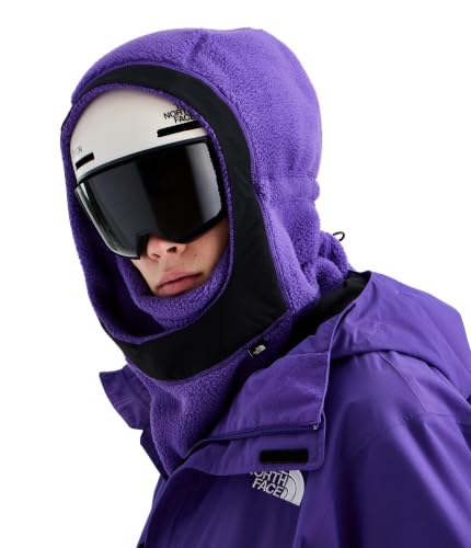 THE NORTH FACE Whimzy Powder Hood | Water Repellent Overlay, Over Helmet Fit & 3 Piece Hood With Internal Gaiter - color: Peak Purple