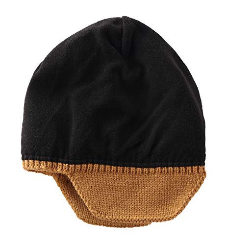 Home Prefer Mens Winter Hat Knit Earflap Hat Stocking Caps with Ears Beanie Hat - color: Camel