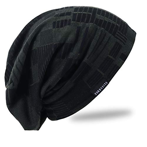 Ruphedy Men Slouchy Beanie Summer Long Oversize Thin Lightweight Skull Cap B011h - color: B403-green, size: One Size