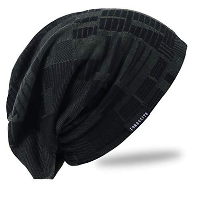 Ruphedy Men Slouchy Beanie Summer Long Oversize Thin Lightweight Skull Cap B011h - color: B403-green, size: One Size