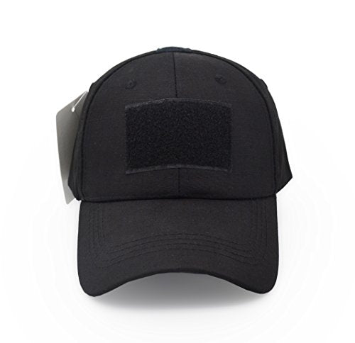 UltraKey Military Tactical Operator Cap, Outdoor Army Hat Hunting Camouflage Baseball Cap - color: Black