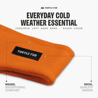 Turtle Fur Bang Band - Warm Headbands for Men and Women - color: Blaze