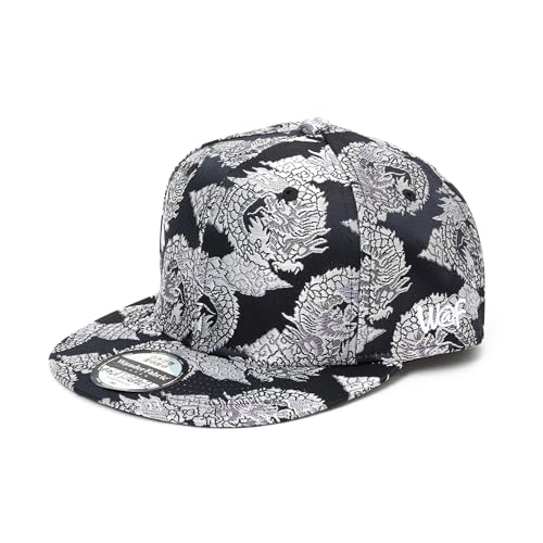 Japanese Kimono Baseball Cap for Men, Snapback Flat Brim Hat - color: 017, size: Medium-Large