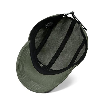 Croogo 5 Panel Running Hat Quick Dry Baseball Cap Sun UV Sports Outdoor Cap - color: Wbbc3-green