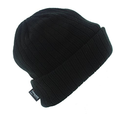 Milani Thinsulate 40 Gram Windchill Insulated Winter Cold Weather Beanie Skull Cap - color: Black