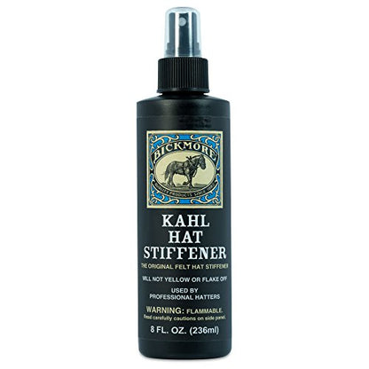 Bickmore Kahl Hat Stiffener Spray for Felt & Fabric Hats Clear