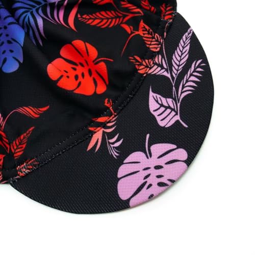 Cycling Cap for Man and Woman Cycling Hat Under Helmet-Polyester Breathable Sweat Absorbent - color: Flo-14