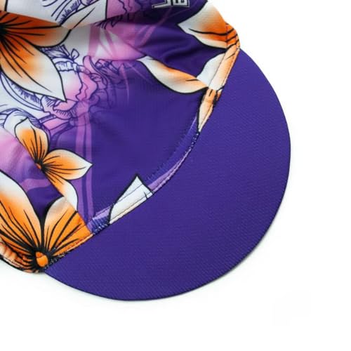 Cycling Cap for Man and Woman Cycling Hat Under Helmet-Polyester Breathable Sweat Absorbent - color: Flo-10