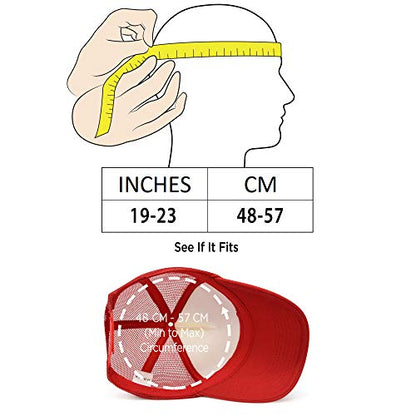 DALIX Youth Trucker Hat Mesh Cap 12 Pack Dozen Bulk - color: Red and White