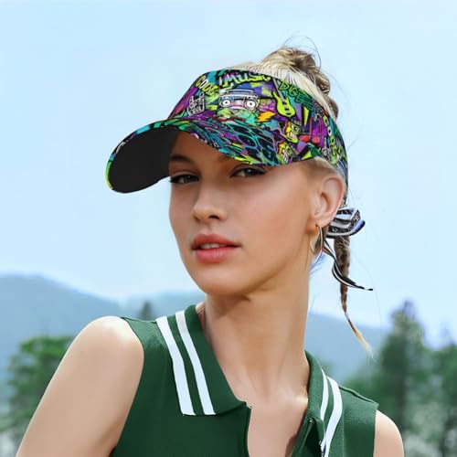 Gianlaima Funny Golf Sun Visor Hat for Women Men - color: Black38