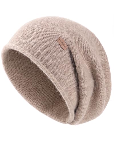 FURTALK Slouchy Beanies for Women Winter Hats Soft Warm Beanie Hat Ladies Knitting Skull Beanies - color: Mixed Brown