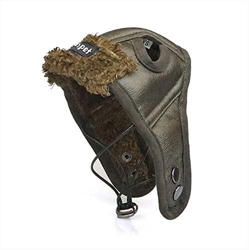 Leconpet Dog Aviator Hat, Dog Winter Pilot Hat with Ear Flaps for Cold Weather (XXL, Brown) - color: Brown, size: 2X-Large (Pack of 1)