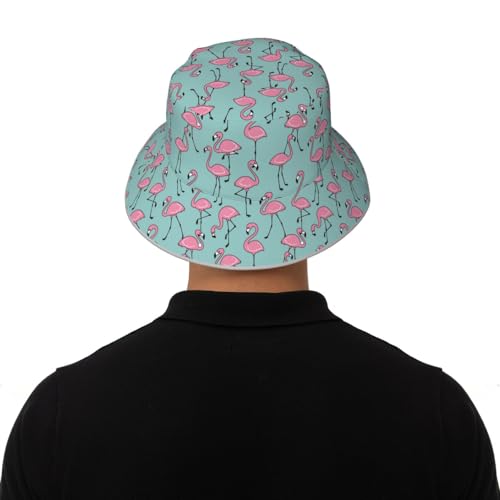 Bucket Hat Hat Reversible Fisherman Hats Double Sided Wearing Women Men - color: Black25