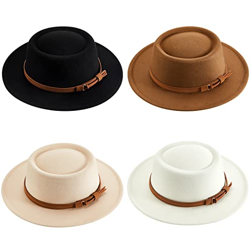 Hercicy Wool Fedora Hat for Women - color: Beige, Khaki, Camel, Black
