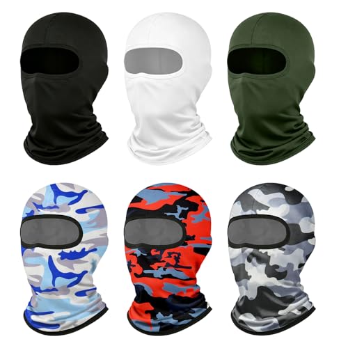 LONGKING Balaclava Ski Mask, Balaclava Face Mask for Men and Women, Pooh Shiesty Mask - color: 6 Pack-a