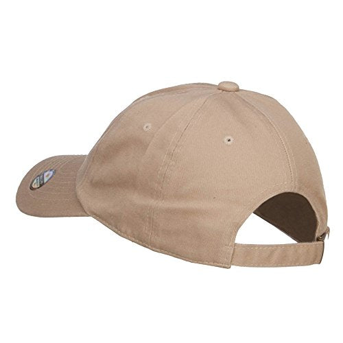 Nissi Unstructured Cotton Twill Washed Cap - color: Khaki