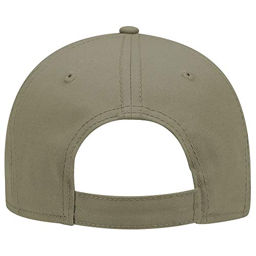 OTTO 6 Panel Low Profile Superior Cotton Twill Cap - color: Ol. Green