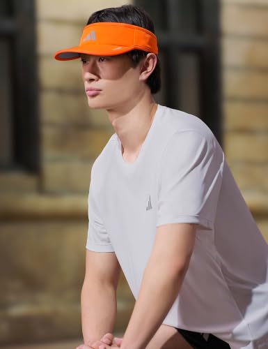 adidas Men's Superlite Visor - color: Pure Orange/Silver Metallic/White/3