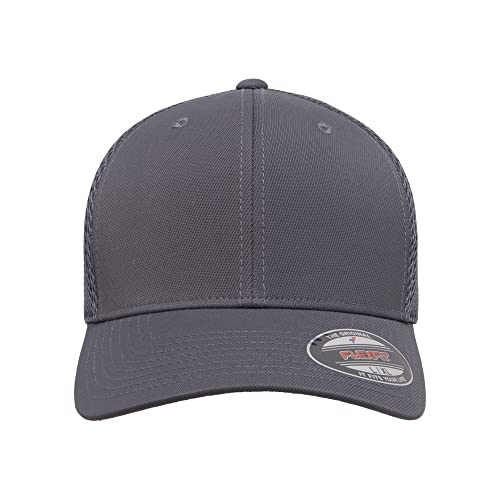 Flexfit 6533 Ultrafibre & Airmesh Lightweight Stretch-Fitted Cap - color: Dark Grey, size: Large-X-Large