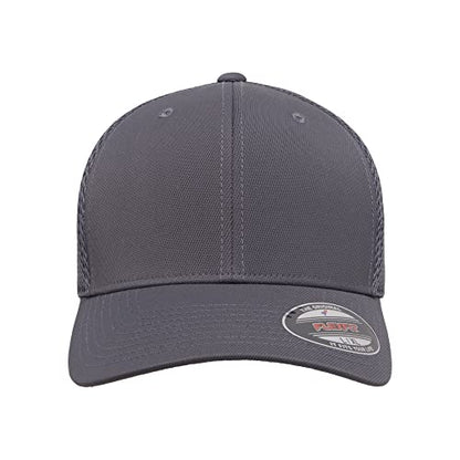 Flexfit 6533 Ultrafibre & Airmesh Lightweight Stretch-Fitted Cap - color: Dark Grey, size: Large-X-Large