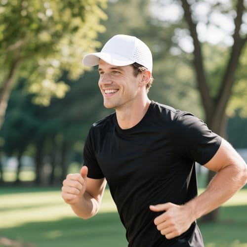 Quick Dry Trucker Hat for Men & Women Workouts Hats - color: White