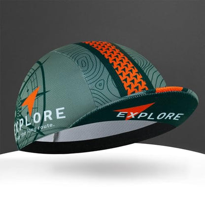 Cycling Cap for Man and Woman Cycling Hat Under Helmet-Polyester Breathable Sweat Absorbent - color: Bplan-20