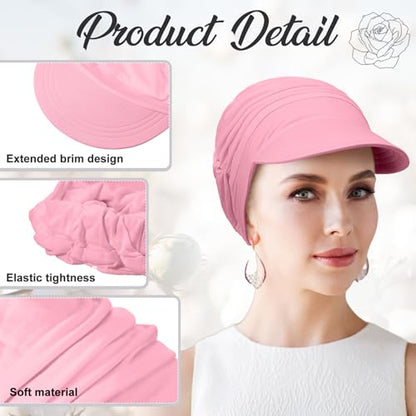 Chemo Cancer Hat for Women - color: Morandi Color