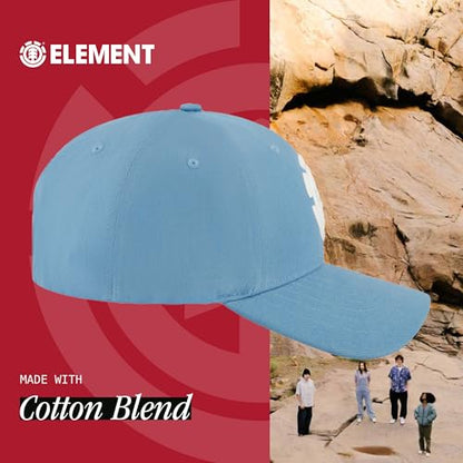 Element Unisex Adult Element Baseball Hat, Adult Flex Fit Active Sport Cap with Curved Brim - color: Light Blue