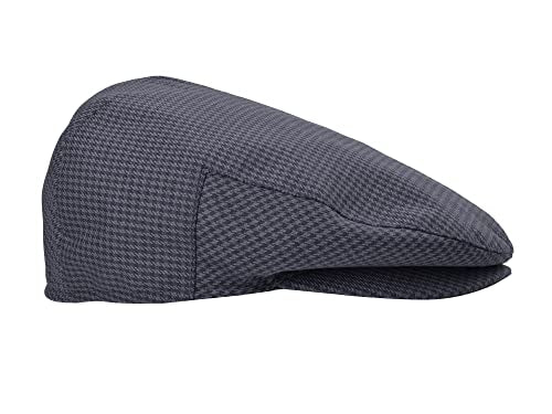 Bigalli Ivy Flat Cap, for Men, Lightweight Breathable Gatsby Style. - color: Navy (Polyester), size: Medium