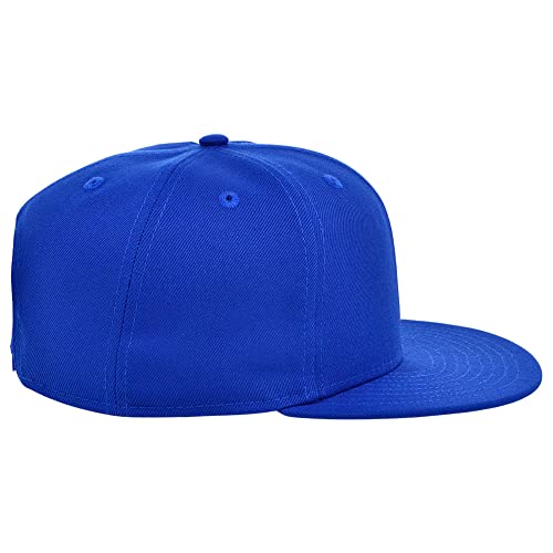 Lids Blank Dime Adjustable Snapback Hat - color: Royal Blue
