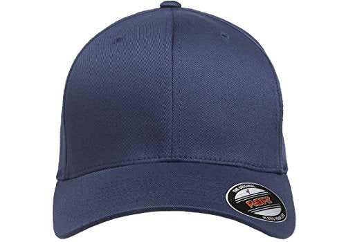 Flexfit Men's Athletic Baseball Fitted Cap - color: Navy, size: Large-X-Large