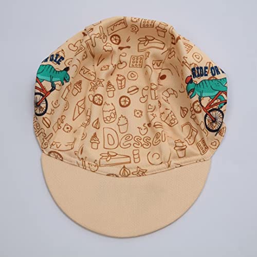 Funny Cycling Cap - Polyester Cartoon Cycling Hat-Under Helmet - Cycling Helmet Liner Breathable&Sweat Uptake - color: Ooo