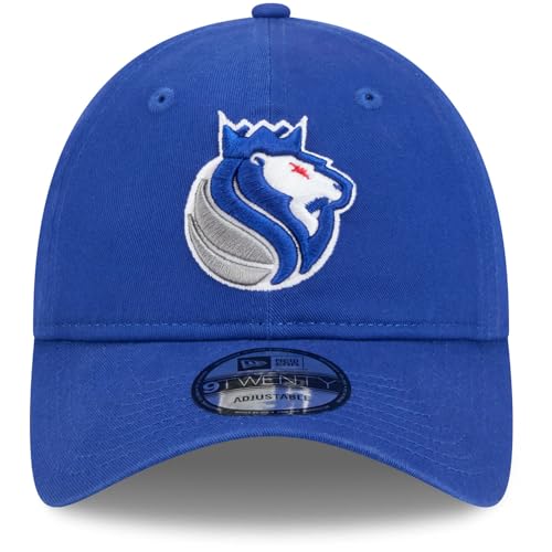 New Era Sacramento Kings 9TWENTY 2024/25 City Edition Strapback Cap, Adjustable Hat Blue