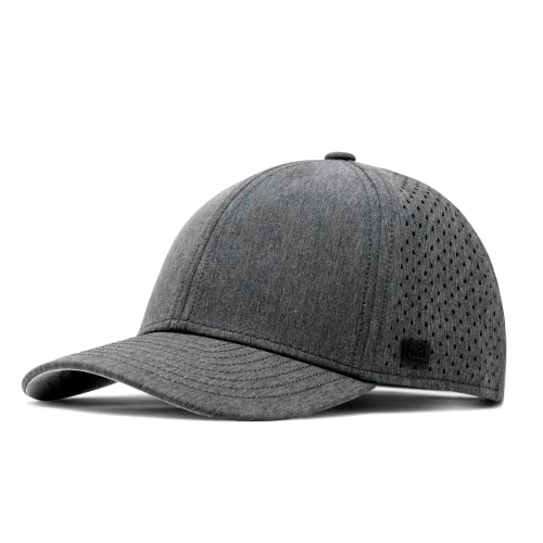 melin A-Game Hydro, Men’s Performance Snapback Hat - color: Heather Charcoal, size: X-Large